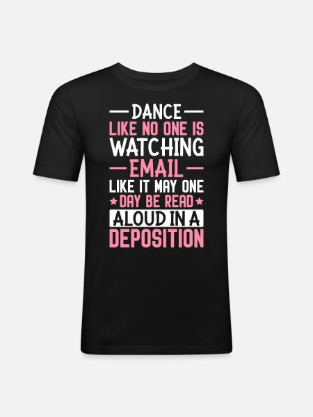 Law students - Men's Slim Fit T-Shirt - black