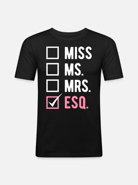 Law students - Men's Slim Fit T-Shirt - black