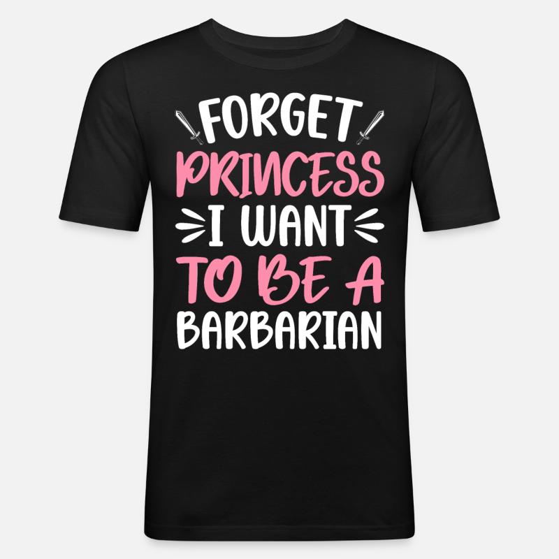 LARP - Männer Slim Fit T-Shirt - Schwarz