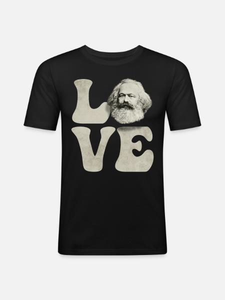 Kommunisme Kommunistisk socialistisk socialisme - Herre Slim Fit T-Shirt - sort