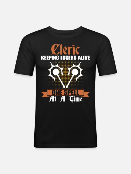 Drôle de GN - T-shirt près du corps Homme - noir