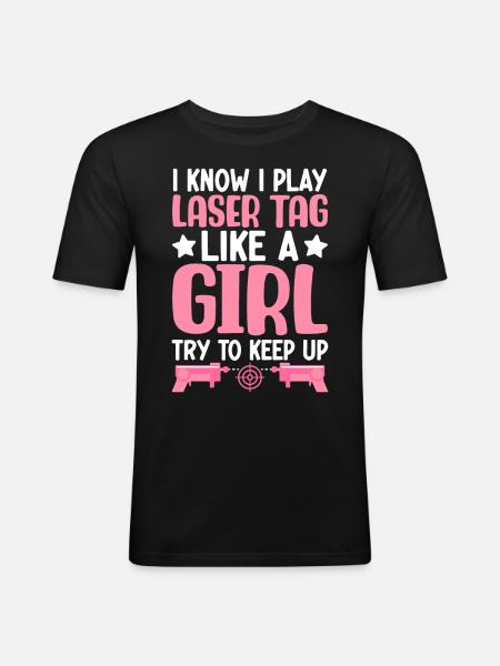 Player - Men's Slim Fit T-Shirt - black