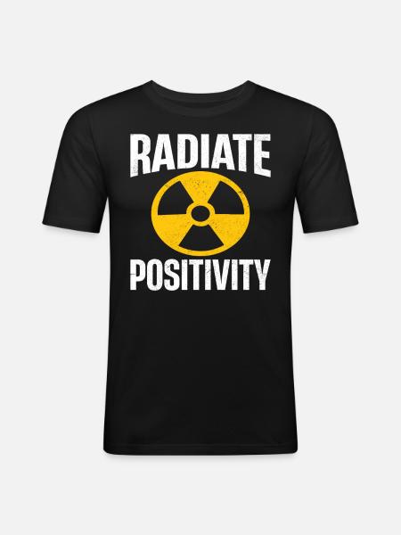 Radioactive Nuclear Power Plant - Men's Slim Fit T-Shirt - black