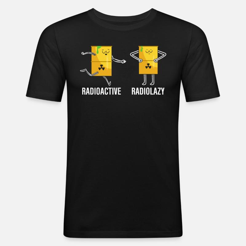 Nuclear Power Plant Nuclear Engineer - Men's Slim Fit T-Shirt - black
