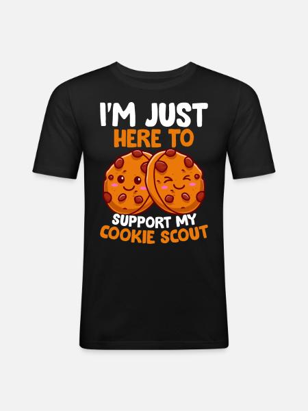 Biscuit Merchant - Men's Slim Fit T-Shirt - black