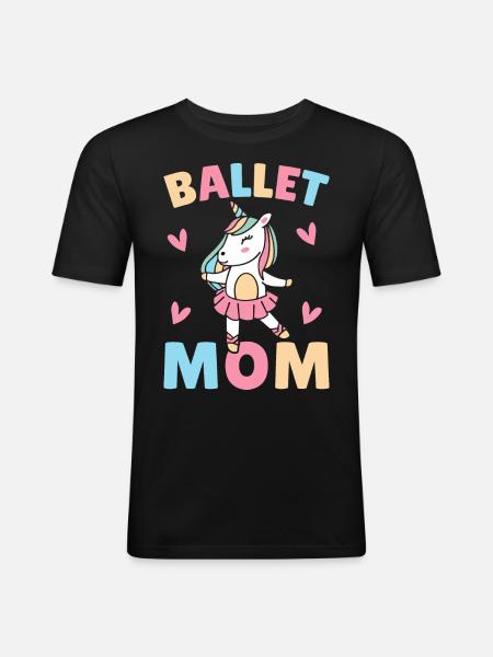 Ballerina - Men's Slim Fit T-Shirt - black