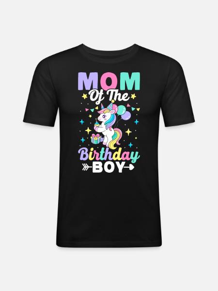 Party Feiern - Männer Slim Fit T-Shirt - Schwarz