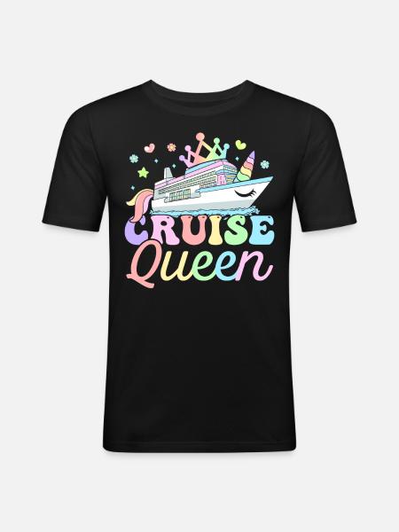 Cruise Holidays - Men's Slim Fit T-Shirt - black