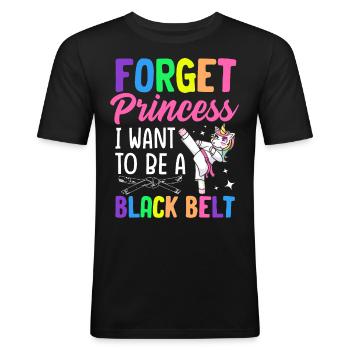 Jiu Jitsu Girls BJJ - Men's Slim Fit T-Shirt - black - Front - Nik (191cm)