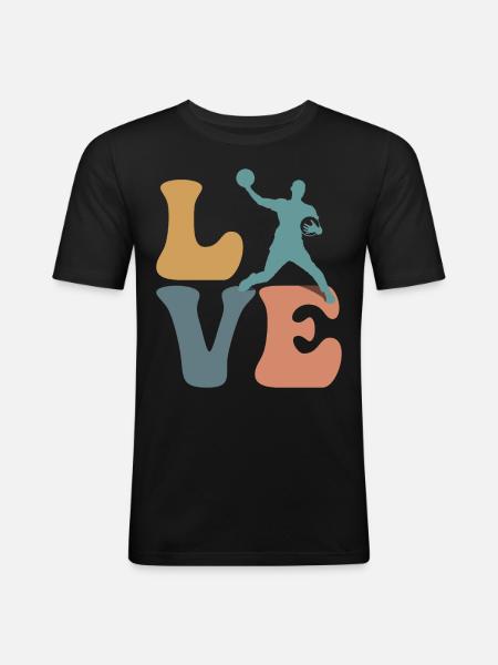 Dodgeball Team - Men's Slim Fit T-Shirt - black