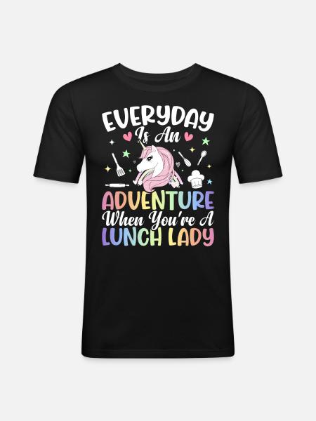 Cafeteria Crew - Men's Slim Fit T-Shirt - black