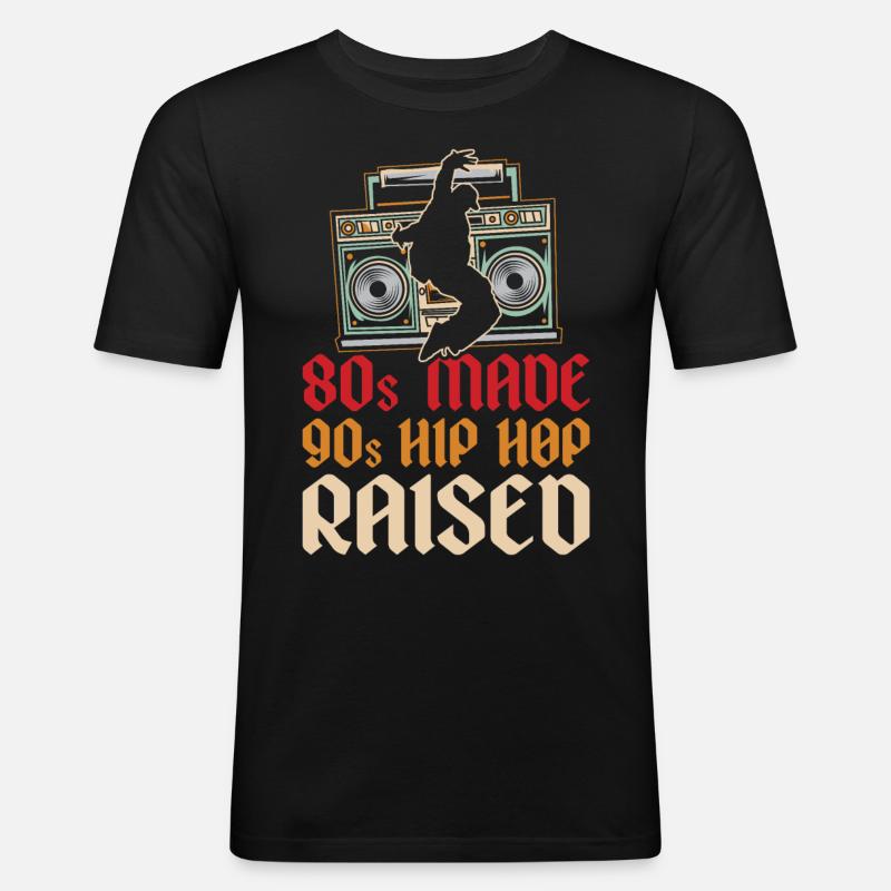 Hiphop Dance Dancer Breakdance - Men's Slim Fit T-Shirt - black