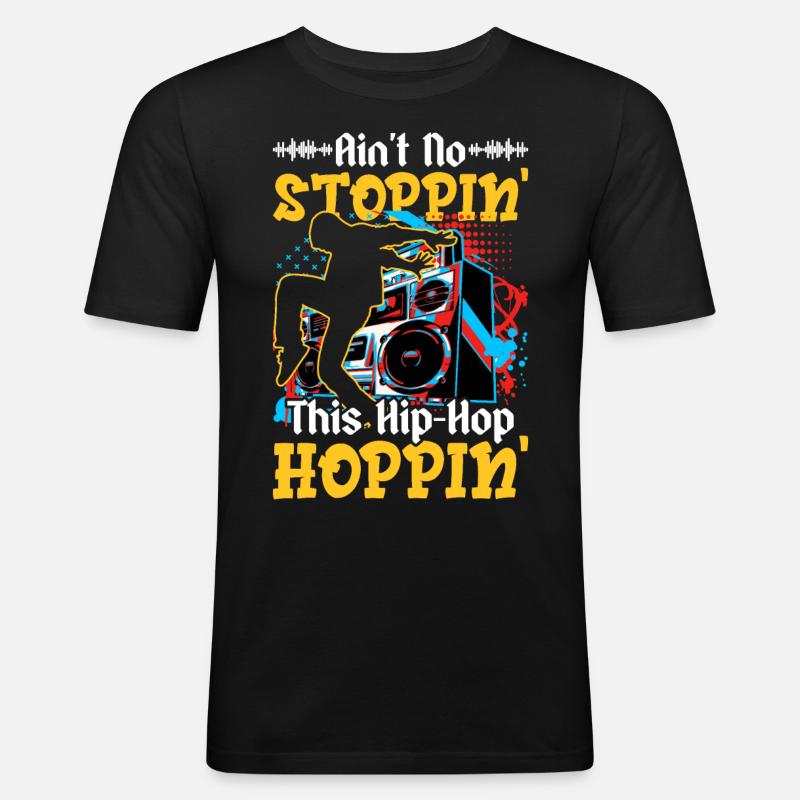 Hiphop Dance Dancer - Men's Slim Fit T-Shirt - black