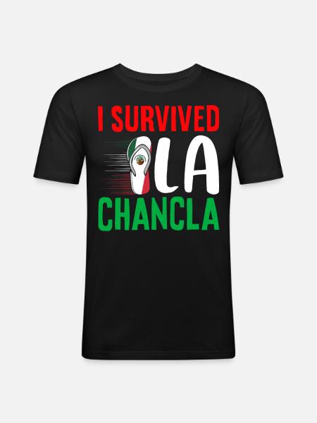 Hispanic Latino American Mexican - Men's Slim Fit T-Shirt - black