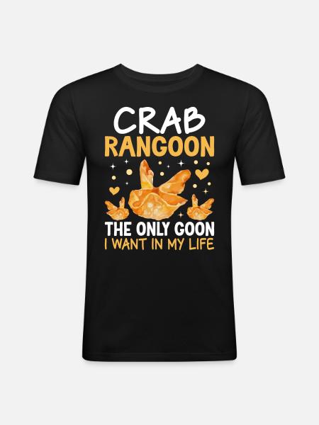 Fun Chinese food - Men's Slim Fit T-Shirt - black