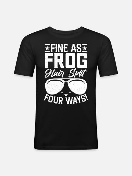 Funny Southern slang - Men's Slim Fit T-Shirt - black