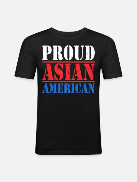 Pacific Islander AAPI - Men's Slim Fit T-Shirt - black