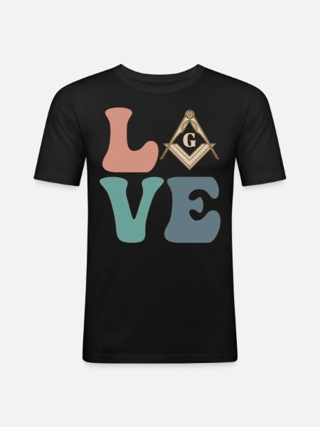 Freemasonry Freemasonry Freemasonry - Men's Slim Fit T-Shirt - black