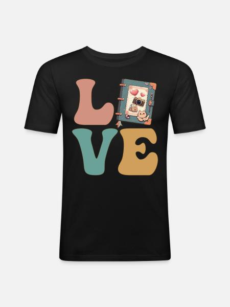 Scrapbooking Scrapbook Crafting - Men's Slim Fit T-Shirt - black