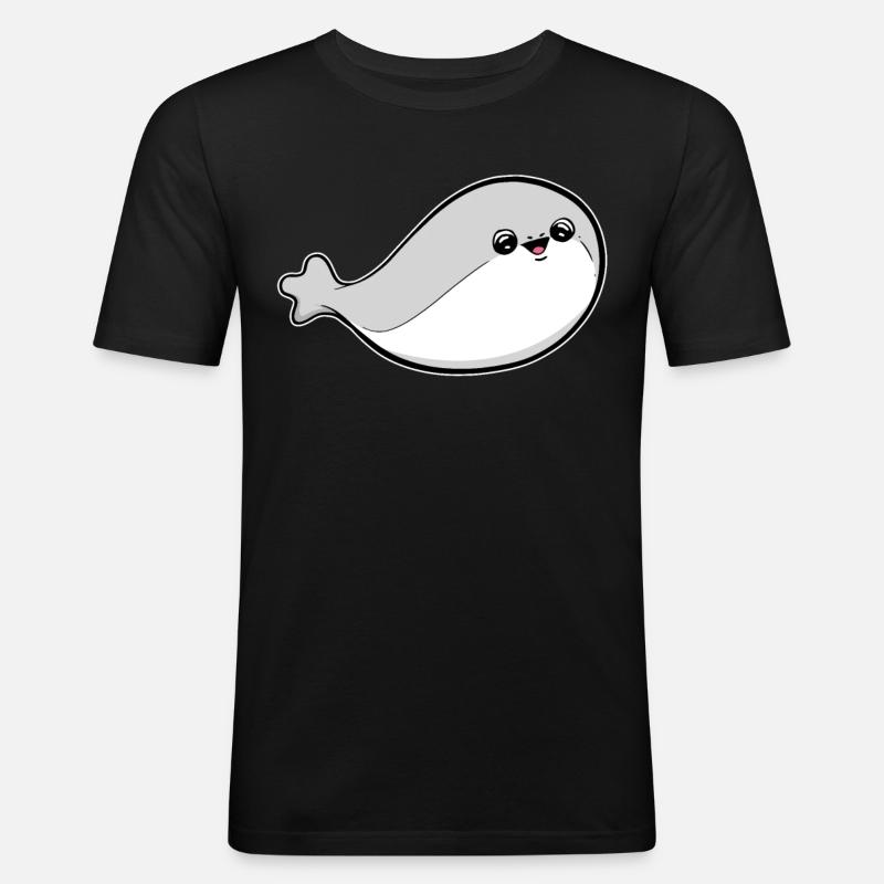Sacabambaspis Poisson Meme - T-shirt près du corps Homme - noir