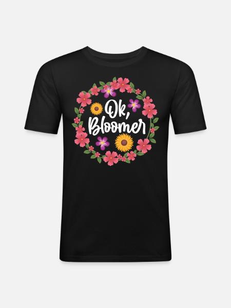 Fun Houseplant Nursery - Men's Slim Fit T-Shirt - black