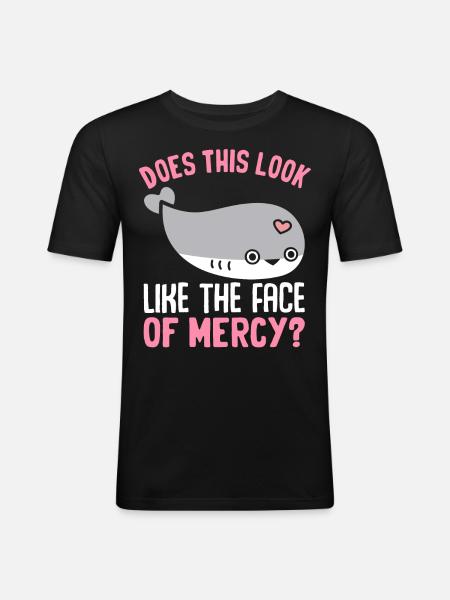 Funny Sacabambaspi Fish Meme - Men's Slim Fit T-Shirt - black