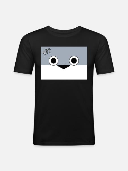 Sacambaspis Ancient Fish Meme Uncertain - Men's Slim Fit T-Shirt - black