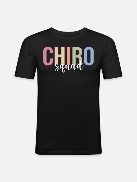 Chiropractor Chiropractic - Men's Slim Fit T-Shirt - black