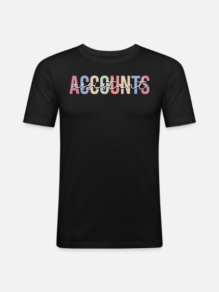 Secretary - Men's Slim Fit T-Shirt - black