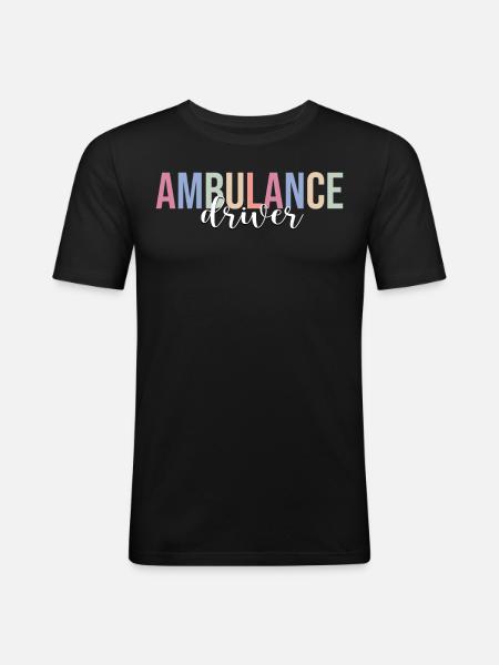 First Responder Paramedic - Men's Slim Fit T-Shirt - black