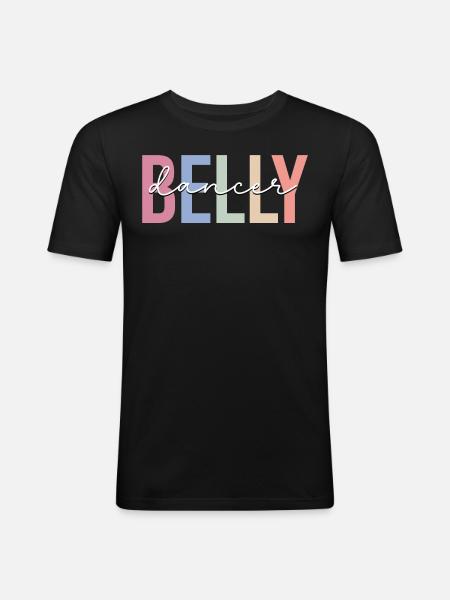 Belly Dance Dance - Men's Slim Fit T-Shirt - black