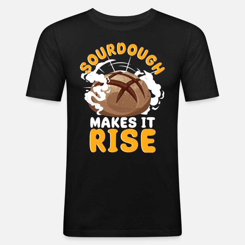 Bread Baking Bread Maker - Men's Slim Fit T-Shirt - black