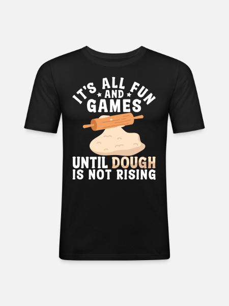 Bread Baking Bread Maker - Men's Slim Fit T-Shirt - black