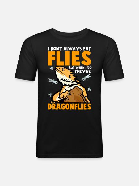 Dragonflies - Men's Slim Fit T-Shirt - black