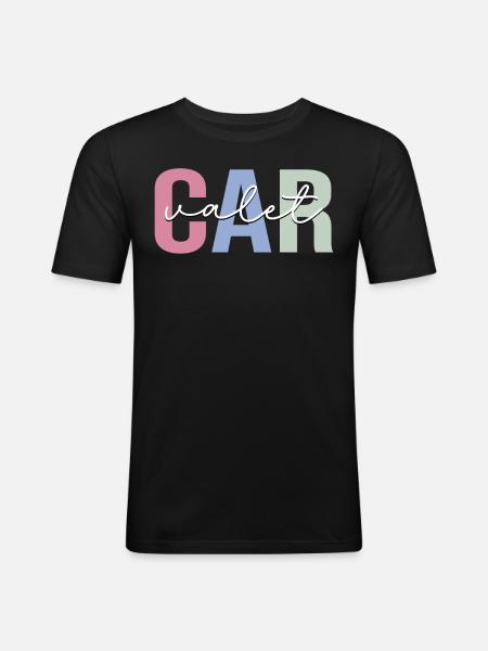 Valet parking attendant - Men's Slim Fit T-Shirt - black