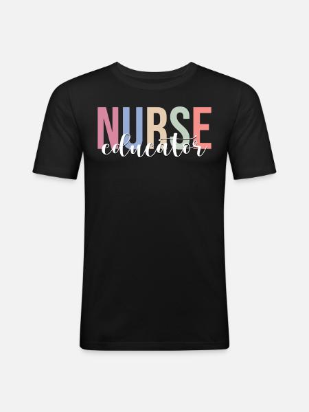 Nursing Instructor Training Nursing - Men's Slim Fit T-Shirt - black