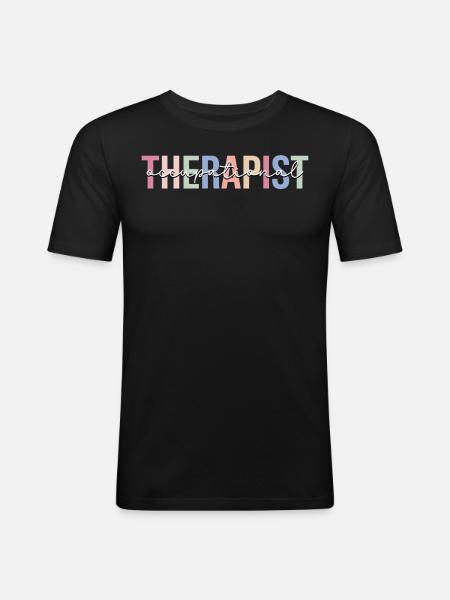 Occupational Therapist Occupational Therapy O - Men's Slim Fit T-Shirt - black