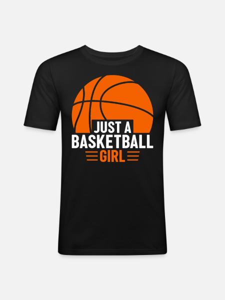 Only one basketball player - Men's Slim Fit T-Shirt - black
