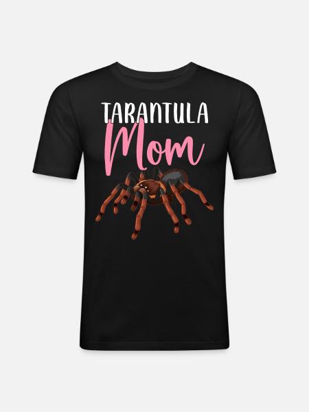 Tarantula Mom Spiders - Men's Slim Fit T-Shirt - black