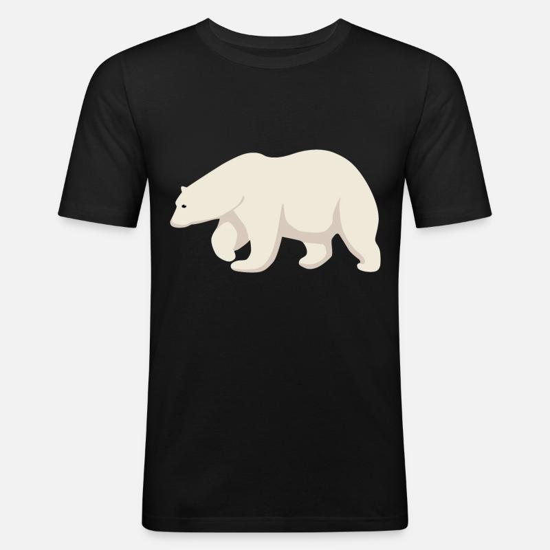 Eisbär - Männer Slim Fit T-Shirt - Schwarz
