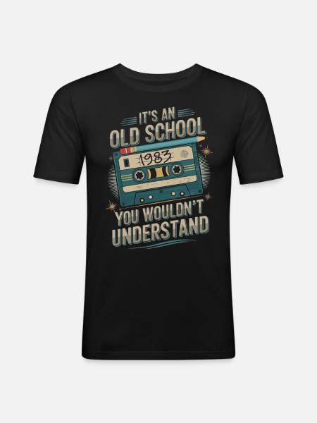 Legendary since 1983 - Men's Slim Fit T-Shirt - black