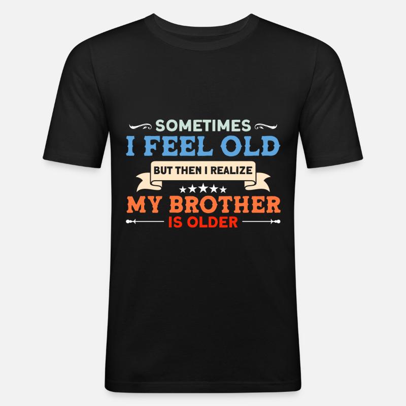 Alte Menschen Sarkastisch Großvater - Männer Slim Fit T-Shirt - Schwarz