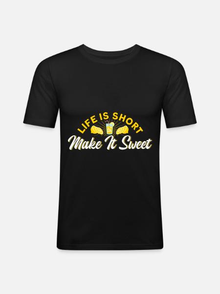 Lemon Juice Lemon Juice Lemonade - Men's Slim Fit T-Shirt - black