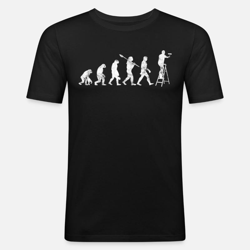 Painter & Varnisher Evolution - Men's Slim Fit T-Shirt - black