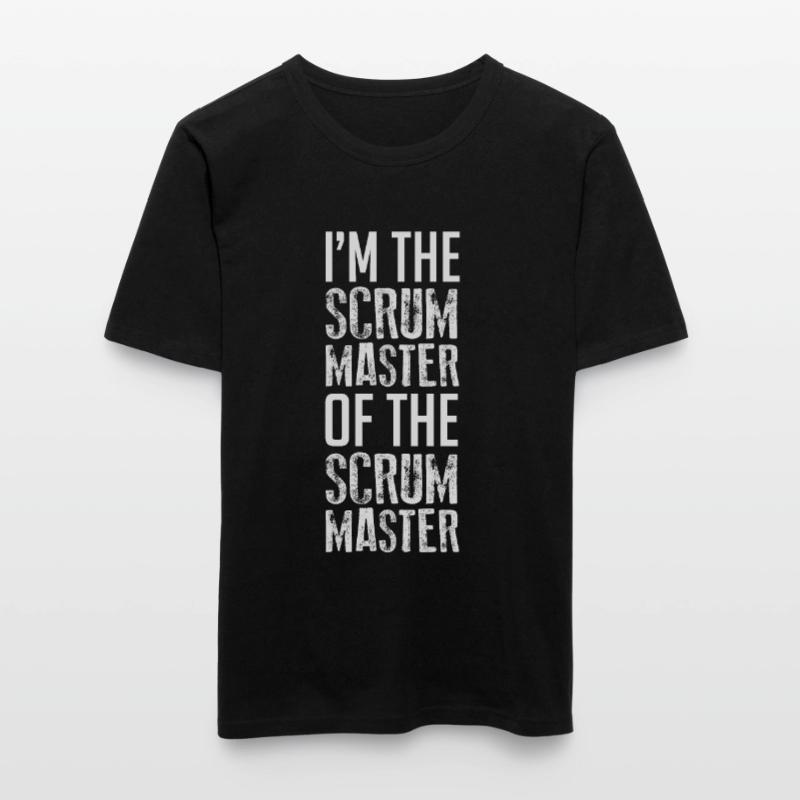 Scrum Master Software Docker Geek Agile Men's Slim Fit T-Shirt