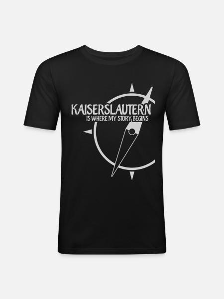 Kaiserslauterer Kaiserslautern - Men's Slim Fit T-Shirt - black