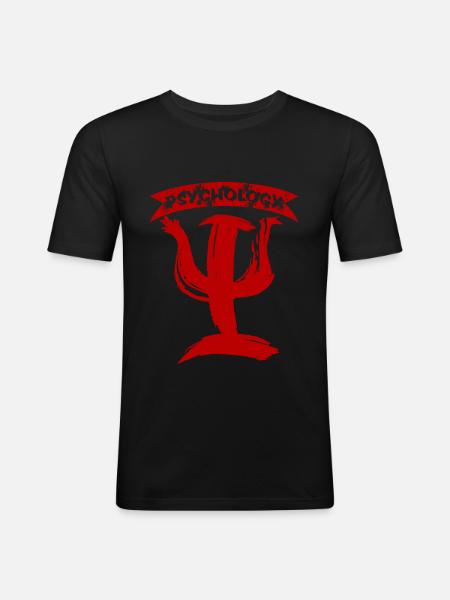 psychologist - Men's Slim Fit T-Shirt - black
