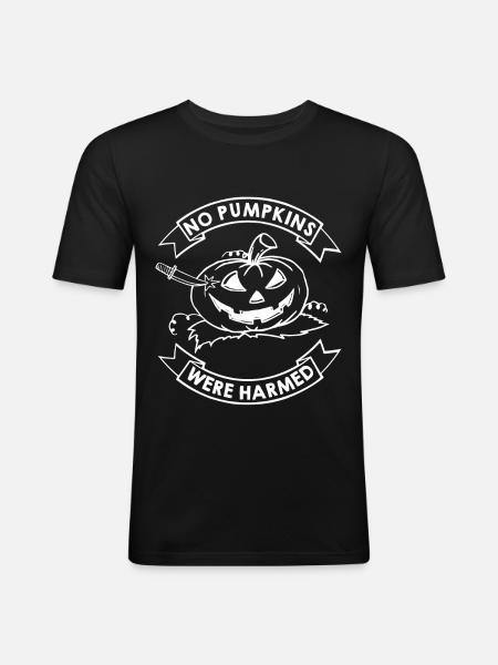 Halloween - T-shirt près du corps Homme - noir