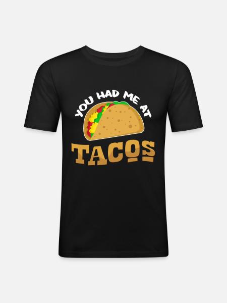 Taco - Men's Slim Fit T-Shirt - black