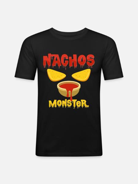 Nacho - Men's Slim Fit T-Shirt - black